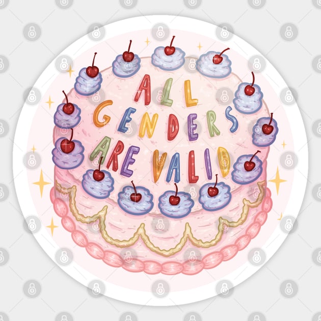 all genders are valid Sticker by chiaraLBart